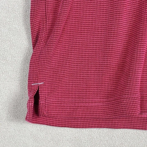 Tommy Bahama Mens L Short Sleeve Polo Shirt Red Slit Hem Embroidered Logo - Picture 4 of 10